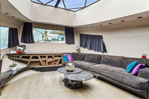 Péniche vue Tour Eiffel