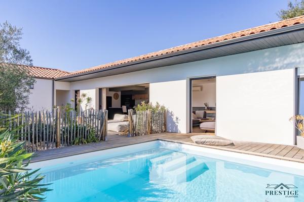 PORNIC - MAISON RÉCENTE 132M2 HABITABLES - PISCINE - TERRAIN 753M2