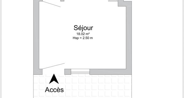 À vendre Studio 25.38 m² - Antony 92160