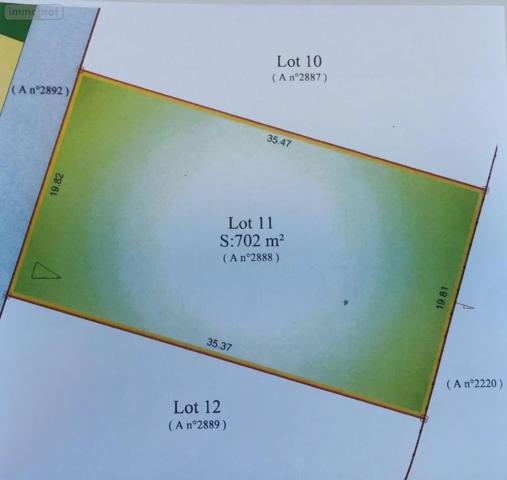 Achat - Terrain à bâtir | Terrain à bâtir Roaillan 33210 702 m 2