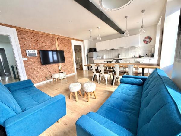 duplex en plein centre ville, comme une maison