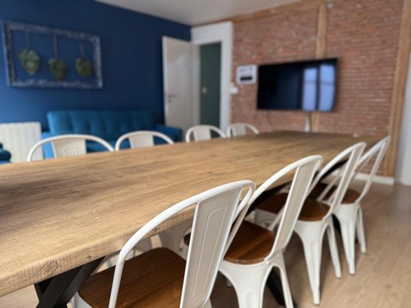 duplex en plein centre ville, comme une maison