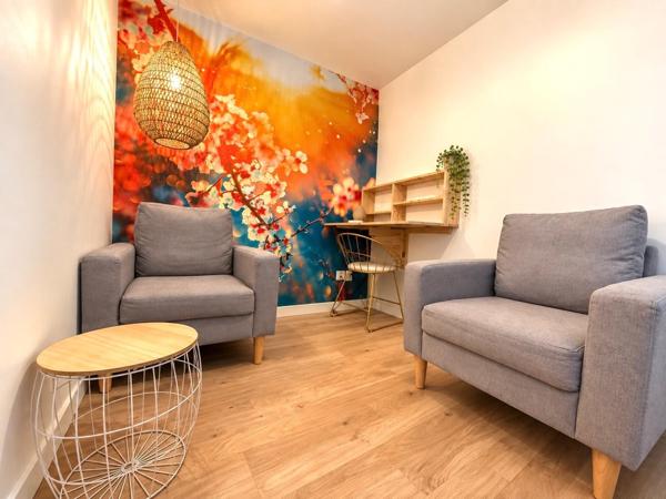 duplex en plein centre ville, comme une maison