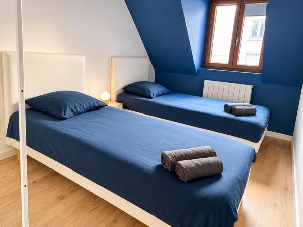 duplex en plein centre ville, comme une maison