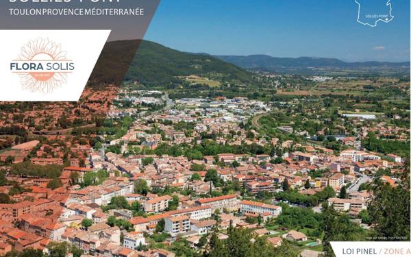 Appartement à vendre    2 pièces • 39,54 m2 Solliès-Pont