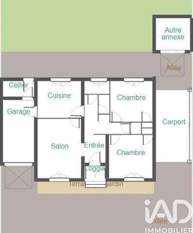 Maison à vendre 3 pièces 74 m² Tarbes