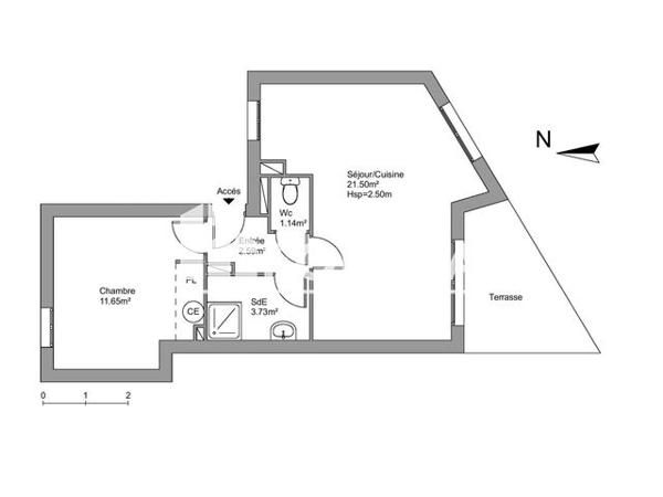 Location Appartement 2 pièces 40.6 m² - 8 BIS RUE DE LA MAYRALE Narbonne 11100