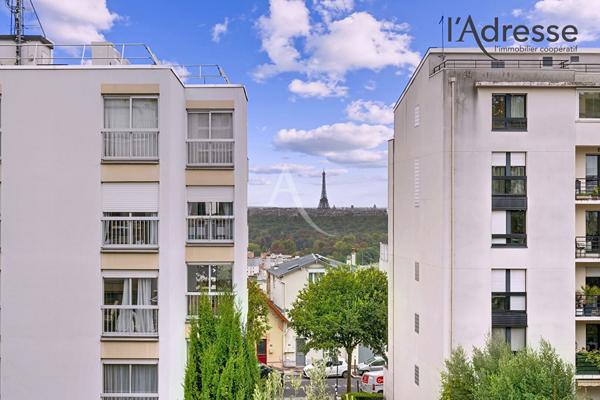SURESNES Mont Valérien - 5 pièces de 103m² - Terrasse de 21m² et balcon de 9m² - Vue Paris Tour Eiffel- cave et double place de parking