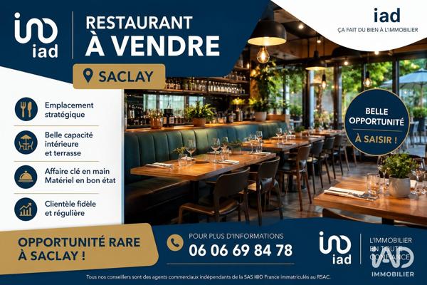 Restaurant à vendre 220 m² Saclay