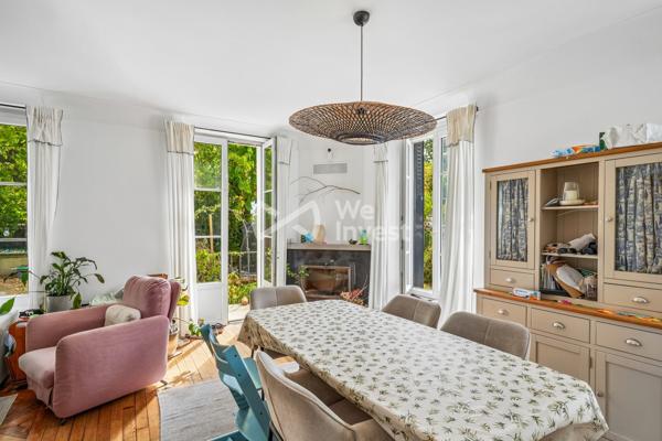COLOMBES – VILLA GALLÉ | Maison de caractère non motoyenne 5 chambres – Terrain de 623 m²