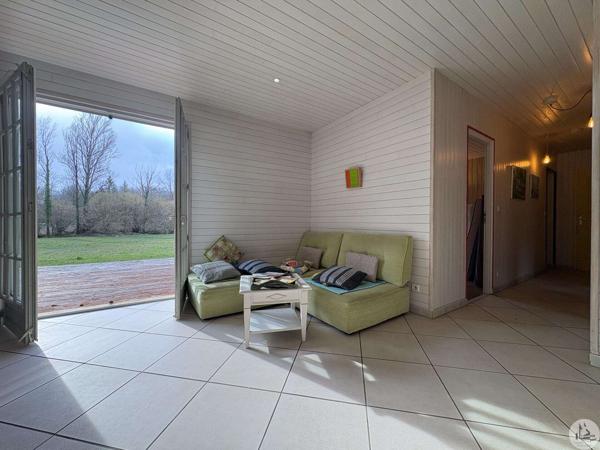 Maison en bois de plain pied