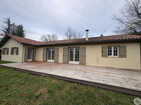 Maison en bois de plain pied