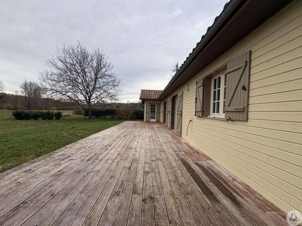 Maison en bois de plain pied