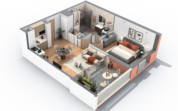 Appartement à vendre    2 pièces •  La Valette-du-Var