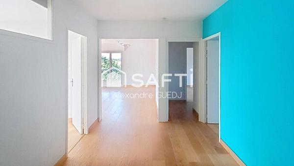 GRAND T4 DE 95 M² EN EXCELLENT ETAT + TERRASSE + PARKING + CAVE
