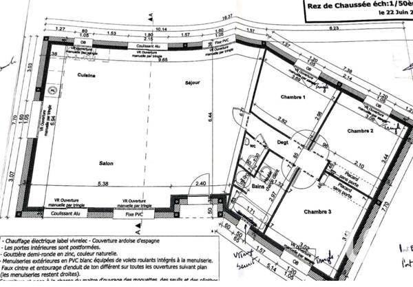 Maison à vendre 5 pièces 98 m² Bégard