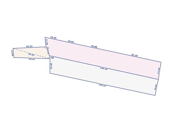 Terrain 6 347 m² à Bords – borné – idéal lotissement
