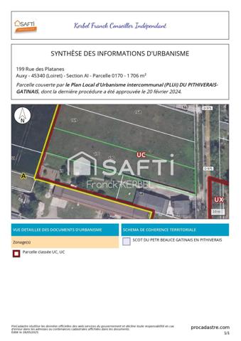 Beau terrain à construire de plus de 1700m².