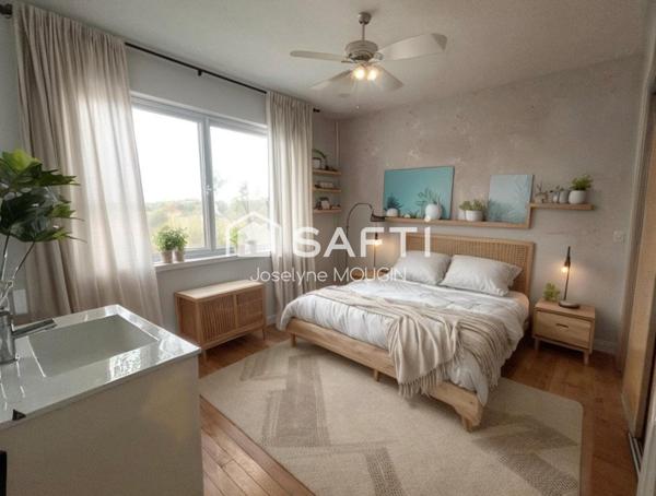 Pont de Metz, maison familiale spacieuse avec beau potentiel,4 chambres, possibilité 5, grand garage, beau jardin.