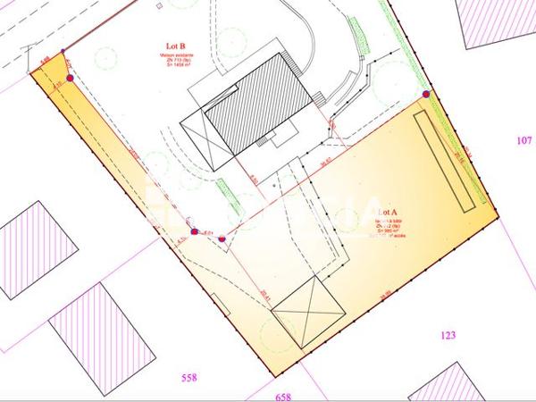 À vendre Terrain 980 m² - Esvres 37320