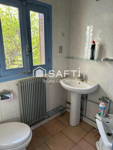 Maison 85 m², 3 pièces, 2 chambres, sous-sol, cave et terrain