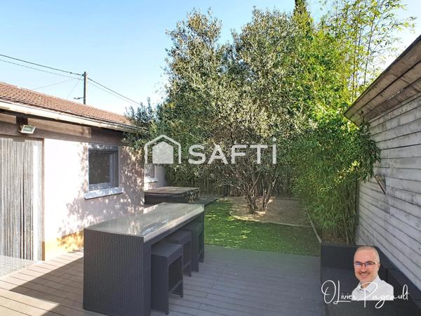 Maison de plain-pied avec jardin intimiste, portes de Lyon