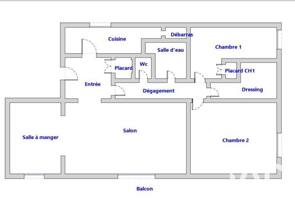 Appartement à vendre 4 pièces 82,68 m² Creil