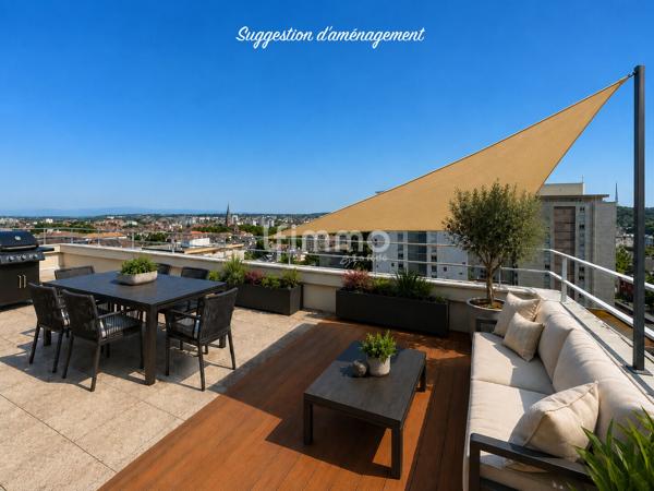 Attique et sa terrasse rooftop de 50m2