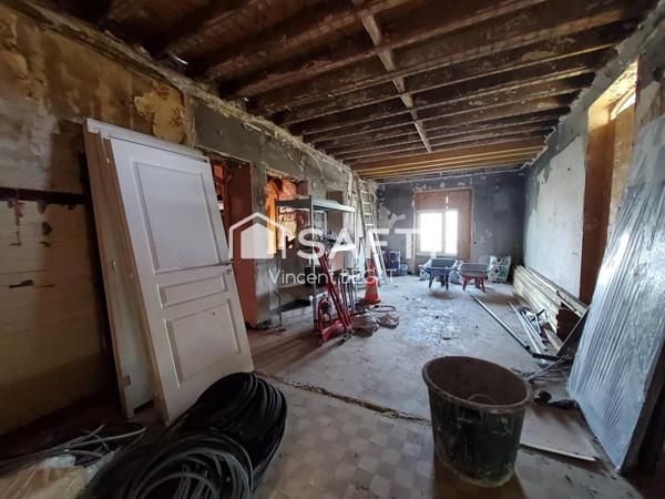 Propriété 19ème siècle en pierre à rénover