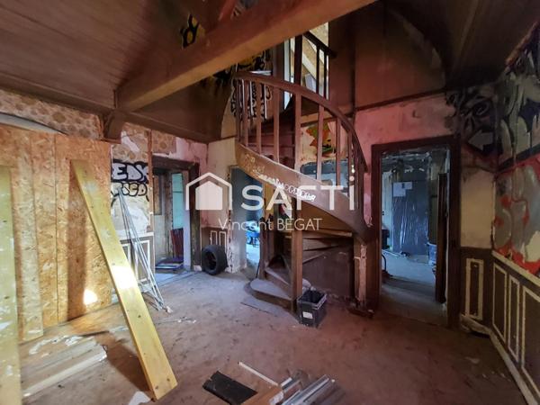 Propriété 19ème siècle en pierre à rénover