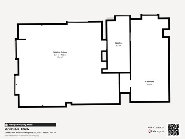 Appartement 6 pièces - 192 m² Exclusivité efficity