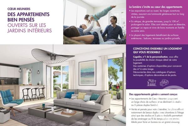 Appartement F3 à vendre  3 pièces - 68 m2 BAGNEUX - 92