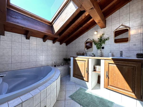 Maison familiale 4 chambres avec piscine, jacuzzi, carport et garage à Scionzier