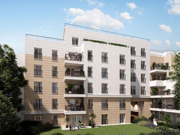 Appartement neuf - 2 pièces de 45,03 m² à Aubervilliers