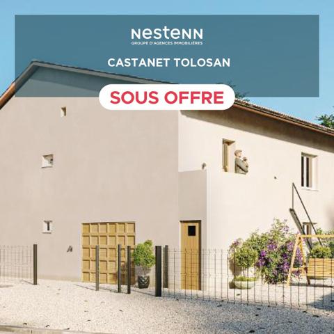 Exclusivité Nestenn Immobilier. Au centre-ville de Castanet-Tolosan. Appartement T2 Bis à vendre avec jardin et 2 parkings.