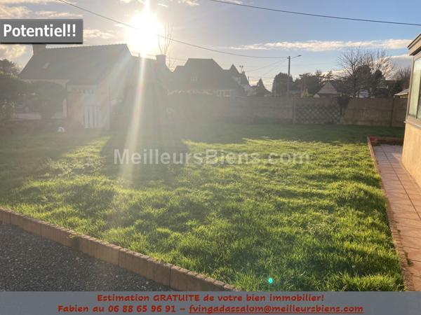 A SAISIR!! Maison de 117M2 sur 708m2 de terrain avec garage et abris de jardin