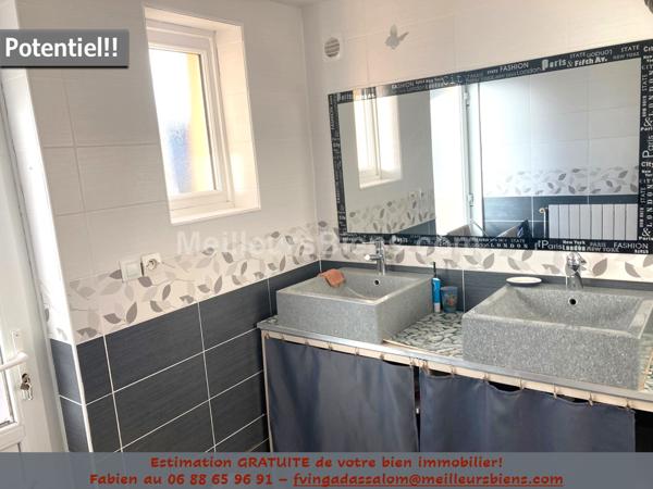 A SAISIR!! Maison de 117M2 sur 708m2 de terrain avec garage et abris de jardin