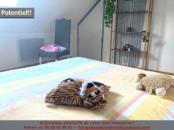 A SAISIR!! Maison de 117M2 sur 708m2 de terrain avec garage et abris de jardin