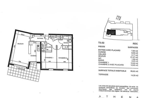 Appartement T3 - 67m² - Rezé