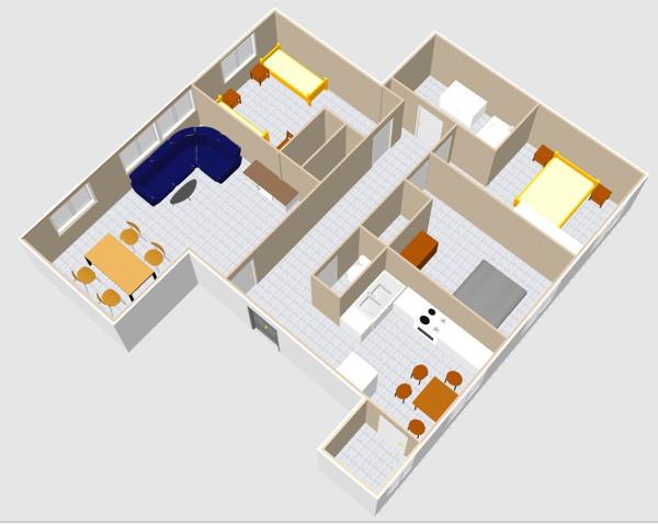 Appartement 4 pièces - 90 m² Exclusivité efficity