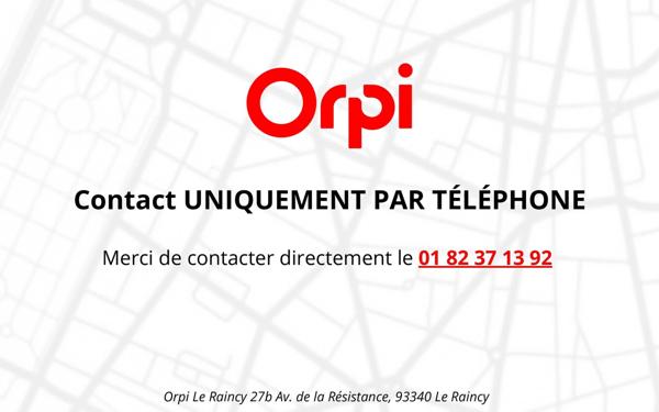 Appartement à louer    1 pièce •  Le Raincy