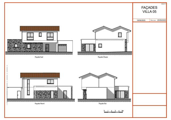 Villa contemporaine avec piscine - Description détaillée - Cinq Cantons / Chiberta Anglet