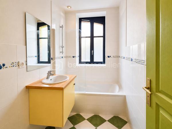 Dans un ancien atelier, situé au rdc d’un petit immeuble sécurisé,  découvrez cet appartement de 63m².

Il se compose d’une entrée qui dessert un couloir menant à une pièce de vie avec cuisine ouverte, deux chambres avec placards, une salle de bain ainsi qu’un WC indépendant. Double vitrage bois, Vmc, ballon d'eau chaude neuf, chauffage électrique au sol. 
Patio partagé. 

L’appartement ne dispose pas de stationnement privatif, possibilité de louer à proximité. 
A proximité des commodités, il conviendra aussi bien pour un premier achat que pour un investissement locatif.