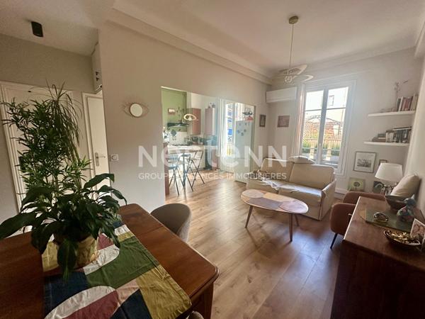 A VENDRE - NICE RIQUIER - BEL APPARTEMENT 3 PIECES DE 60M² - 2 BALCONS