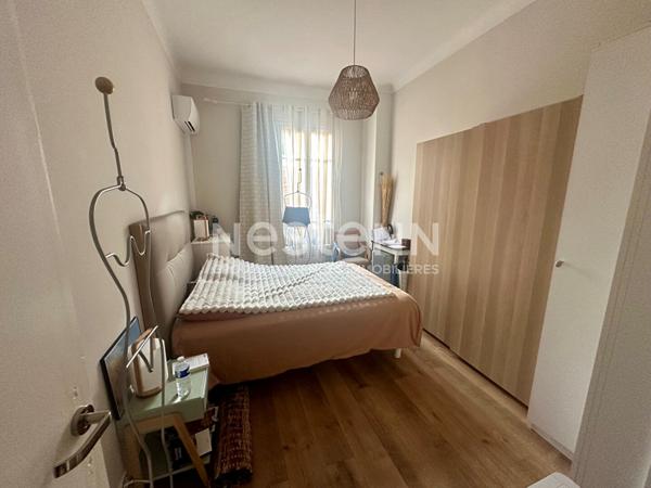 A VENDRE - NICE RIQUIER - BEL APPARTEMENT 3 PIECES DE 60M² - 2 BALCONS