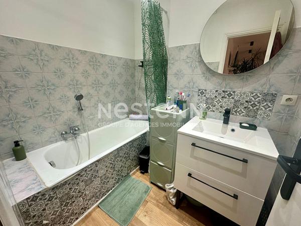 A VENDRE - NICE RIQUIER - BEL APPARTEMENT 3 PIECES DE 60M² - 2 BALCONS