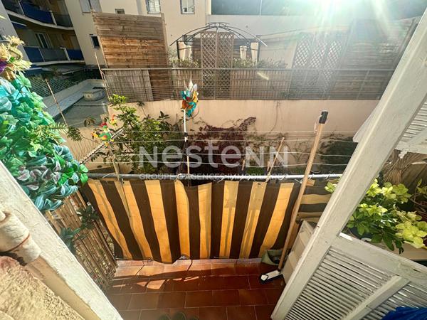 A VENDRE - NICE RIQUIER - BEL APPARTEMENT 3 PIECES DE 60M² - 2 BALCONS
