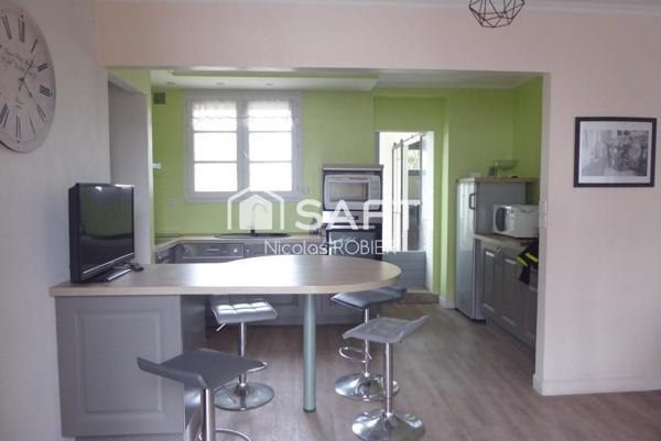 Maison de bourg avec grand jardin, garage, aux portes de Niort !