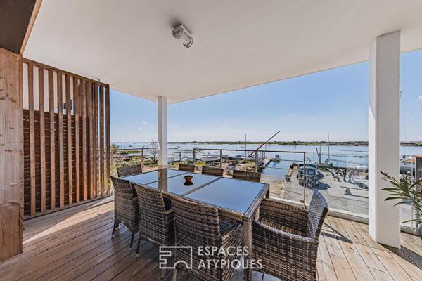 Appartement contemporain avec terrasse et vue bassin à l’Aiguillon