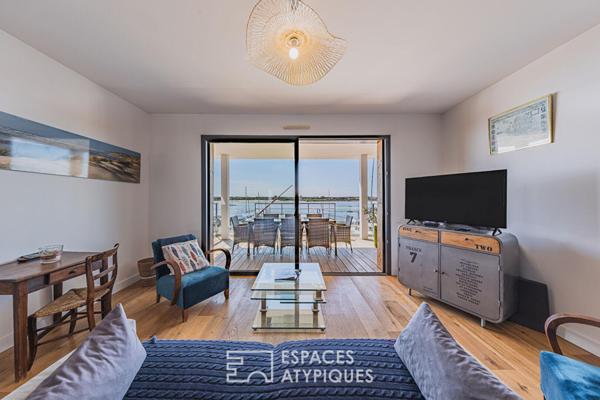 Appartement contemporain avec terrasse et vue bassin à l’Aiguillon